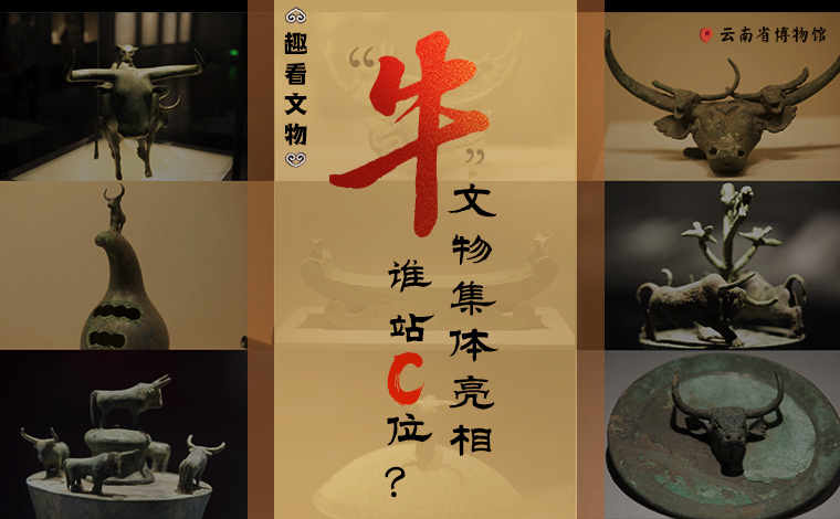 【趣看文物】“牛”文物集體亮相，誰站C位？